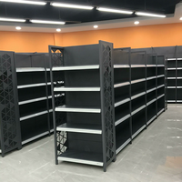 Nouvelle conception d'étagère de supermarché à prix avantageux, gondole double face en acier de Luoyang, système d'étagères d'hypermarché en provenance de Chine