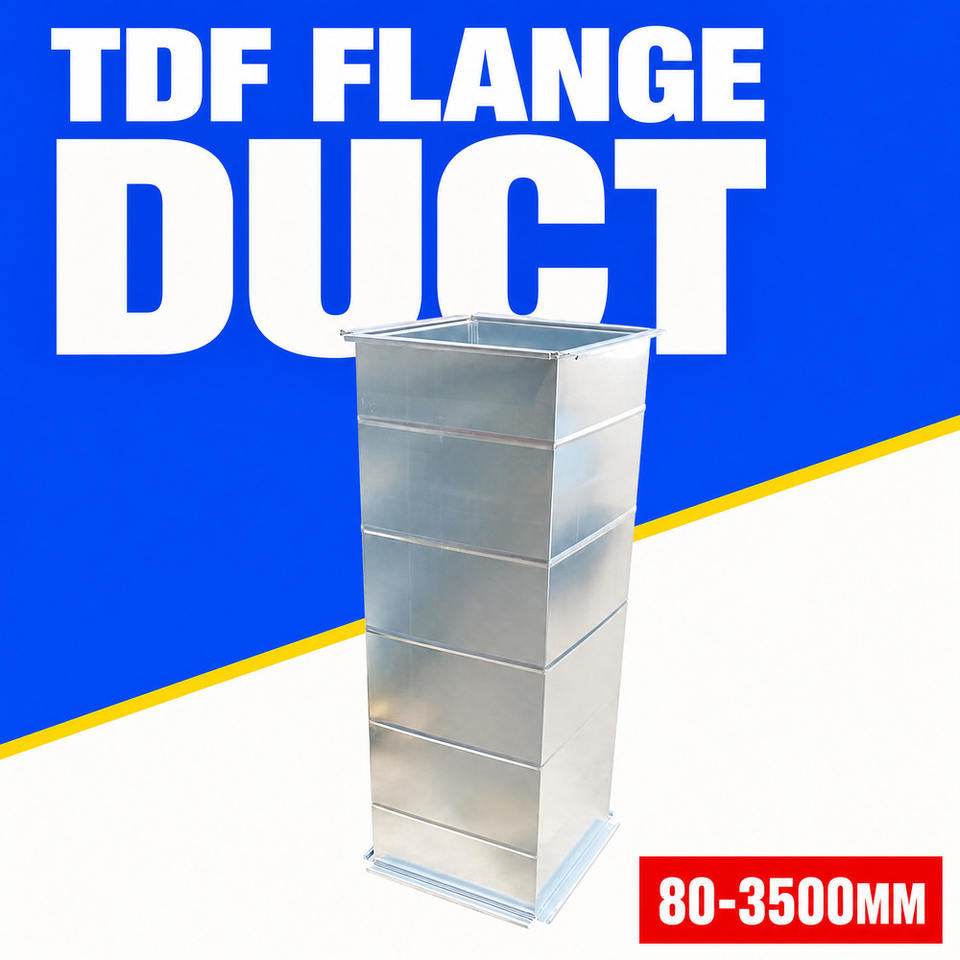 Custom 316L Stainless Steel Rectangular Duct TDF Flange HVAC ...