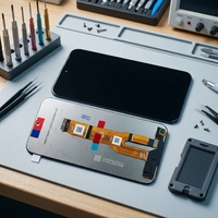 Écran LCD tactile de remplacement noir OEM pour Honor X6C