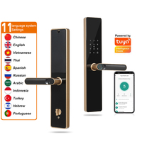 Cerradura de Puerta Inteligente para Habitaciones con Sistema de Seguridad Electrónica, Lector de Tarjetas IC Digital, Control Remoto por Aplicación TUYA para Apartamentos y Hoteles