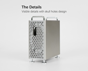 เคสป้องกันเข้ากันได้กับ <span class=keywords><strong>Apple</strong></span> <span class=keywords><strong>Mac</strong></span> <span class=keywords><strong>Mini</strong></span> M4และ M4 Pro คอมพิวเตอร์โฮสต์กระจายความร้อนเคสกันตกสำหรับ M4 <span class=keywords><strong>Mac</strong></span> <span class=keywords><strong>Mini</strong></span> - Product Image 5