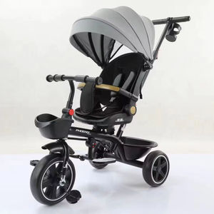 Tricycle Bébé 4-en-1 à Prix Usine avec Housse de Siège, Vélo d'Équilibre à 3 Roues pour Enfants avec Pédales et Guidon Musical - Product Image 2