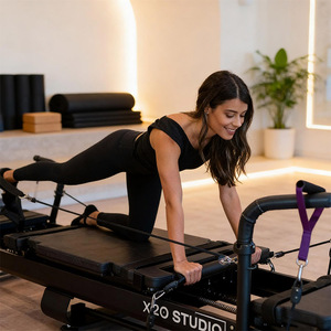 Machine de <span class=keywords><strong>Pilates</strong></span> Reformer Premium Professionnelle Megaformer M3K M3 Micro Mini Pro Megapro Mega Reforme Lagree Studio - Product Image 3