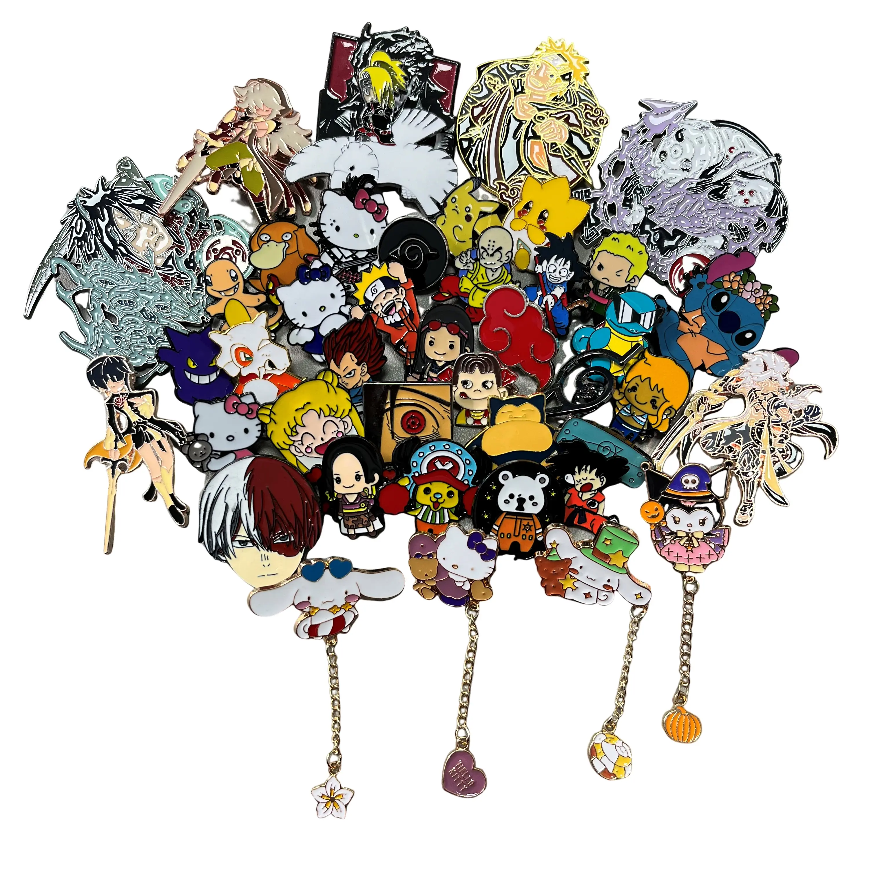 Cartoon Creative Modeling Pop-Enamel Pin Lapel Badges Funny Fashion Jewelry Send A Friend Anime
