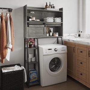 Le support de <span class=keywords><strong>toilette</strong></span> de l'organisateur est rangé <span class=keywords><strong>au</strong></span>-<span class=keywords><strong>dessus</strong></span> des toilettes dans le casier de <span class=keywords><strong>toilette</strong></span> - Product Image 2