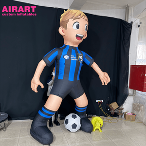 Niño Futbolista Rojo <span class=keywords><strong>para</strong></span> Decoración <span class=keywords><strong>de</strong></span> Eventos <span class=keywords><strong>de</strong></span> Clubes <span class=keywords><strong>de</strong></span> Fútbol, Personaje Inflable <span class=keywords><strong>de</strong></span> Niño Futbolista <span class=keywords><strong>para</strong></span> Accesorios <span class=keywords><strong>de</strong></span> Escenario - Product Image 5
