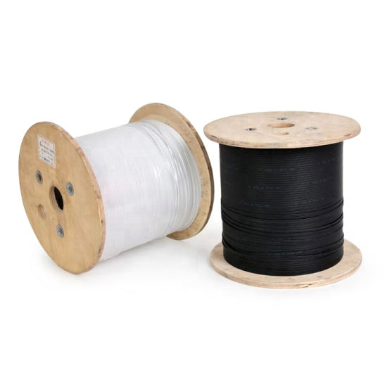 Optical Stone Fiber Wire 1 2 4 Core Outdoor Fiber Indoor 2 Core Fibre Optic Network Ftth Drop Cable