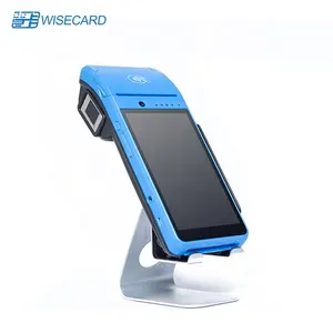Wisecard T90 an toàn thẻ kinh doanh kim loại thiết bị cầm tay POS thiết bị đầu cuối với máy in hóa đơn NFC đọc mã vạch scannerde máy quét