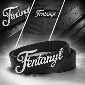 Cintura Personalizzata con Nome e Fibbia in Acciaio Inossidabile, Accessori Moda Hip Hop Streetwear per Uomo e Donna - Product Image 1