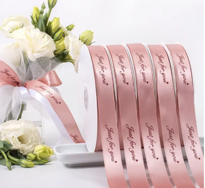 Cinta de grogrén personalizada con monograma y patrón de tela en rollo para empaque de recuerdos de despedida de soltera - Product Image 4