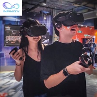Infinity VR Arena, Sistema VR de Movimiento Libre, Material PVC, Solución de Juego de Disparos Multijugador en Interiores para Uso Comercial