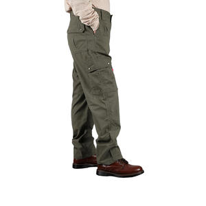 Pantalones de Trabajo Ignífugos CAT2 con Bolsillos Grandes, 7.5OZ Algodón, NFPA 2112, Resistentes al Fuego, Cintura Elástica, Entrepierna 30-36 - Product Image 2