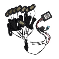 Luces LED de Alta Densidad, Color Blanco Puro, 16 Piezas, 36 LED, Resistentes al Agua, 6000K, Iluminación Ambiental de Neón para Camiones, Jeeps y Todoterreno, 12V