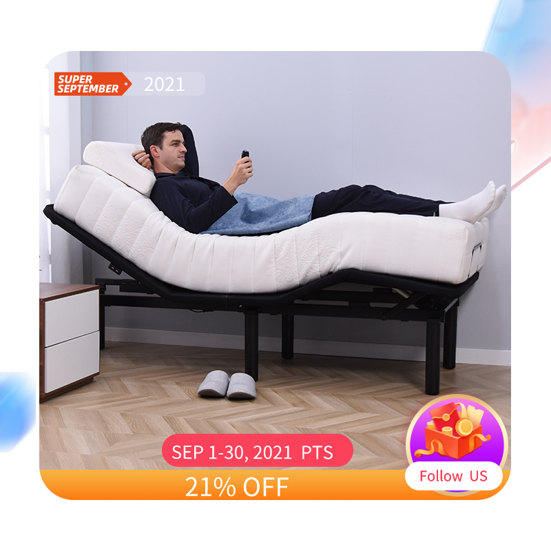 Factory In Stock Ready To Ship Adjustable Bed Frame Electric Foldable Bed Frame Adjustable Bed Adjustable Free Shipping