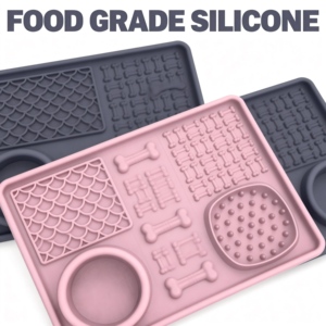 <span class=keywords><strong>Tapis</strong></span> à lécher personnalisé pour <span class=keywords><strong>chien</strong></span> et chat, lot <span class=keywords><strong>de</strong></span> 2, avec ventouse, gamelle anti-glouton pour animaux, <span class=keywords><strong>tapis</strong></span> à lécher en silicone pour soulager l'anxiété des chiens - Product Image 5