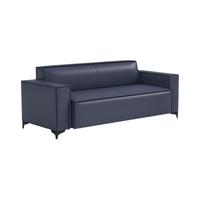 Muebles modernos Silla de oficina ergonómica Silla de brazo de sala de espera de 3 plazas Sofá de cuero de oficina Precio