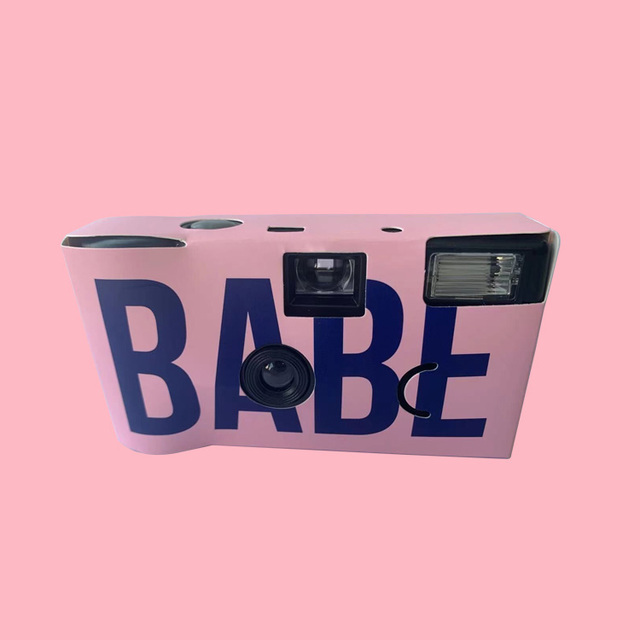 NEWEST LOVELY New One Touch Instant Best Cheap 35mm Film Disposable Wedding Camera with Flash Pastel Color Party Photography