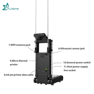 Analyseur de graisse corporelle 3D à 8 électrodes, scanner de composition corporelle par impédance bioélectrique, type sur pied, pour salle de sport et usage commercial - Product Image 4
