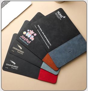 Meilleures ventes 2025 Imaiwill Felix-228 3-en-1 15W Chargeur sans fil rapide Tapis de souris en cuir PU pour cadeaux promotionnels et d'affaires - Product Image 6