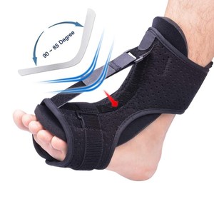 Attelle de cheville réglable attelle de pied goutte attelle orthopédique attelle de nuit soins de santé du pied pour fasciite plantaire Achilles tendiniti - Product Image 2