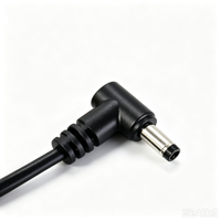 Connecteur d'alimentation DC coudé en L à 90 degrés, mâle, DC5521 DC5525 DC4017 DC35135, pour CCTV, LED, routeur