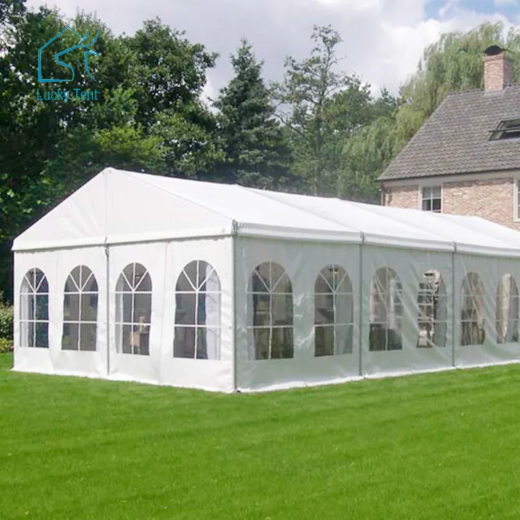 Africa Large White Wedding Tent Hall Outdoor Clear Span Party Tent For Rental Event