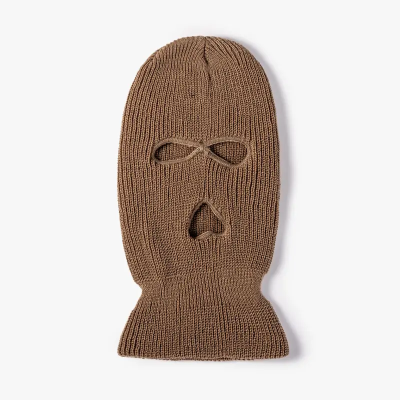 Custom Mode Gebreide Tactische Ademend Balaclava Hoodie Beanie Hoed Drie 3 Hole Ski Masker Voor Mannen En Vrouwen