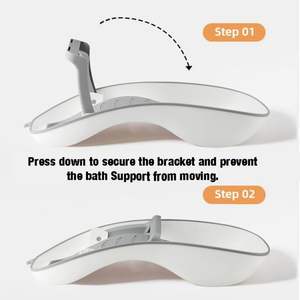 Bañera para niños, cuidado de mentira, soporte universal para baño de bebé recién nacido - Product Image 4