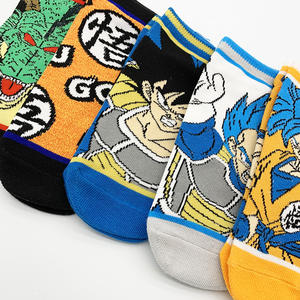 Hot New Anime <span class=keywords><strong>Calcetines</strong></span> Divertido Dragón Dibujos animados Son Goku Kakarotto Bola Algodón peinado Transpirable Tobillo Hombres <span class=keywords><strong>Calcetines</strong></span> de punto felices - Product Image 3