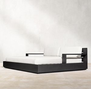 <span class=keywords><strong>Lit</strong></span> <span class=keywords><strong>de</strong></span> repos <span class=keywords><strong>double</strong></span> en aluminium <span class=keywords><strong>de</strong></span> style moderne pour l'extérieur, au bord <span class=keywords><strong>de</strong></span> la piscine, <span class=keywords><strong>lit</strong></span> <span class=keywords><strong>de</strong></span> soleil, <span class=keywords><strong>lit</strong></span> <span class=keywords><strong>de</strong></span> jour en métal pour hôtel, patio - Product Image 5