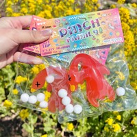 Pendentif Squishy Canard Rôti Changeant de Couleur, Activé par la Lumière, Anti-Stress, Jouet de Décompression, Petit Modèle Unisexe Tous Âges Fabriqué en Chine