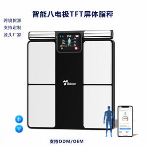 เครื่องชั่งน้ำหนักอัจฉริยะแบบพิเศษ ขนาด 300x330 มม. เชื่อมต่อ Bluetooth WiFi หน้าจอสี เครื่องชั่งอิเล็กทรอนิกส์สำหรับออกกำลังกายที่บ้าน รับน้ำหนักได้ 180 กก. - Product Image 2