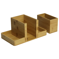 Boîte à serviettes en bois pour usage commercial, porte-serviettes en bois rectangulaire pour la restauration, conteneur à serviettes de table
