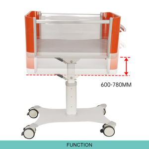 Đa chức năng mới sinh ra trẻ sơ sinh rõ ràng Acrylic Drop-Side đường sắt y tế bé bệnh viện Giường cũi - Product Image 3
