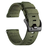 Bracelet en toile de nylon de 22 mm, durable, confortable, réglable, avec boucle à ardillon, design Sport Loop pour Watch 5/S4 Sport/S3/S2/S1