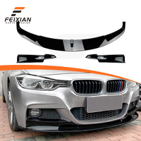 Para BMW 3 Series F30 F31 M-Tech 2013-2019 Front Splitter Lip Difusor Aero Kit