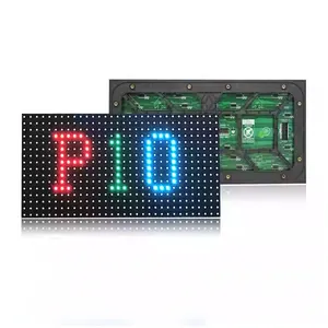 شاشة إعلانية كبيرة ذات كفاءة عالية للمتاجر ذات شاشة إلكترونية كبيرة داخلية وخارجية تعمل بنظام P10LED حمراء تعمل بنظام توفير الطاقة