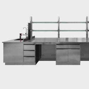 Özelleştirilebilir Boyutta Laboratuvar Tezgahı, Endüstriyel Kalite Kontrol Laboratuvarı için Yer Tasarruflu Yüksekliği Ayarlanabilir Laboratuvar Çalışma Tezgahı - Product Image 1