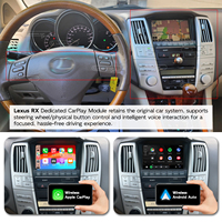 Kits d'interface de décodeur sans fil Apple CarPlay et Android Auto pour Lexus Toyota Harrier RX350 RX400h