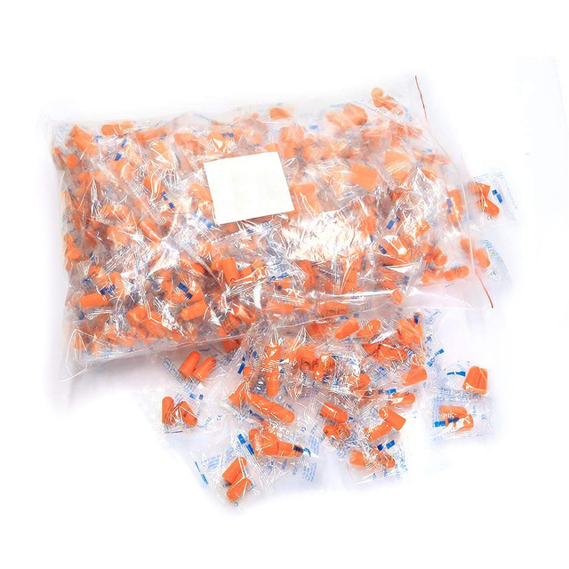 Disposable Industrial PU Foam Ear Plugs SNR 38dB CE Certified ANSI Compliant High Protection Soft Comfortable Long Time Wear