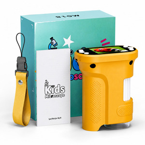 <span class=keywords><strong>Microscopio</strong></span> Digitale <span class=keywords><strong>Portatile</strong></span> per Bambini con Schermo IPS da 2 Pollici, 2MP, 1000X, 8 LED - Product Image 6