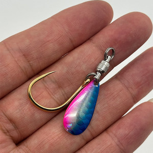 Spinning Lure <b>Hook</b> 8087-NP Barbed Saltwater Fishing Mackerel Jigging Live Bait <b>Hook</b> High Carbon Steel Iron Plate <b>Hook</b> - Product Image 2