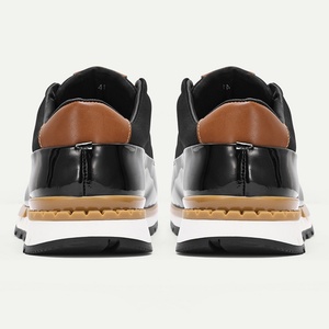 High Quality Men's Casual Genuine Cow <b>Leather</b> <b>Sneakers</b> Comfortable Original Brand Walking Shoes Slip-on Design Toe Breathable - Product Image 3