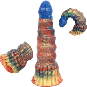 LUUK Sex Shop Ambilight Color <b>Dildo</b> Huge Glans Anal Plug With Powerful Sucker Sex Toys for Women Lesbian Products - Product Image 3