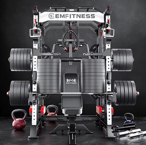 Tusks Tusks Tk28-em938e Bibo Appareil de fitness multifonctionnel commercial et domestique, Cadre d'entraînement complet, Machine Smith - Product Image 5