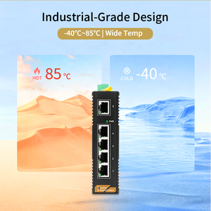 Switch Ethernet Industriel Non Géré 5 Ports Gigabit 10 Gbit/s IP40 Rail DIN -40 à 85°C pour l'Automatisation Industrielle SH LINK Privé - Product Image 6