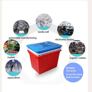 120L plástico quadrado balde tanque grande capacidade Open-Top retangular Fish Tank - Product Image 5