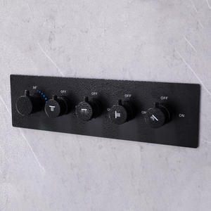Robinet thermostatique à 4 fonctions pour montage horizontal à domicile, corps de robinet mural en laiton pour salle de bain, mitigeur de douche, interrupteur de douche - Product Image 3