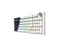Keyboard Gaming Mekanik Kabel 97 Tombol Baru Grosir, USB LED Backlit Tahan Air untuk Laptop/Desktop/Tablet
