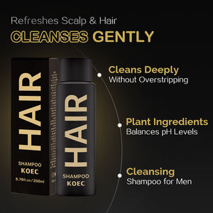 <span class=keywords><strong>Duo</strong></span> shampooing et revitalisant KOEC pour le nettoyage des cheveux et la douche, ensemble de soins capillaires quotidiens à la menthe fraîche en gros pour hommes et femmes - Product Image 3
